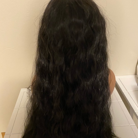 black crimp wig - Picture 6 of 6